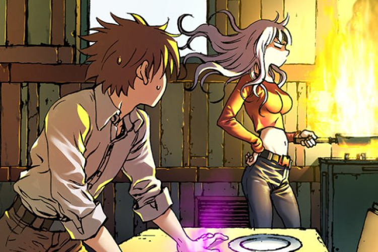 Baca Manhwa Leviathan Chapter 215 Bahasa Indonesia, Komet Es Menabrak Bulan!